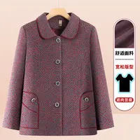 老年人秋装女奶奶薄款外套老人太太长袖宽松上衣妈妈春秋衣服