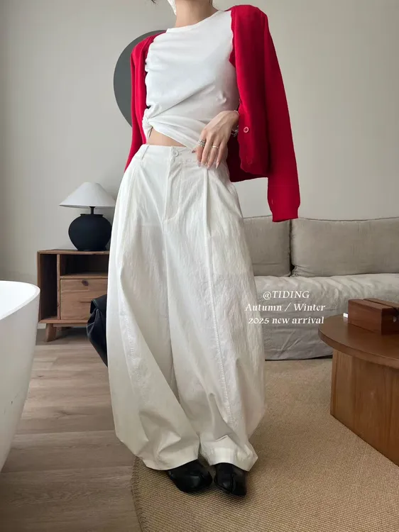 【香蕉裤】秋款显瘦一粒扣休闲裤