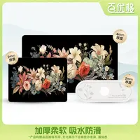 百优格厨房地面+台面速干天然橡胶防滑垫防水垫地垫组合