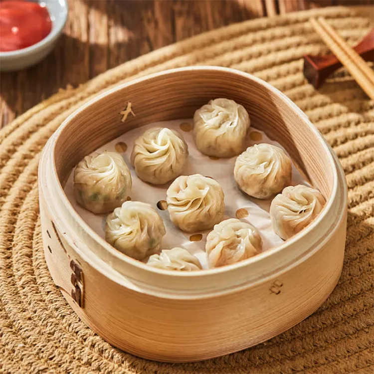 福鼎珍珠小笼包网红拇指生煎包早餐夜宵冷冻半成品食品小包子500g