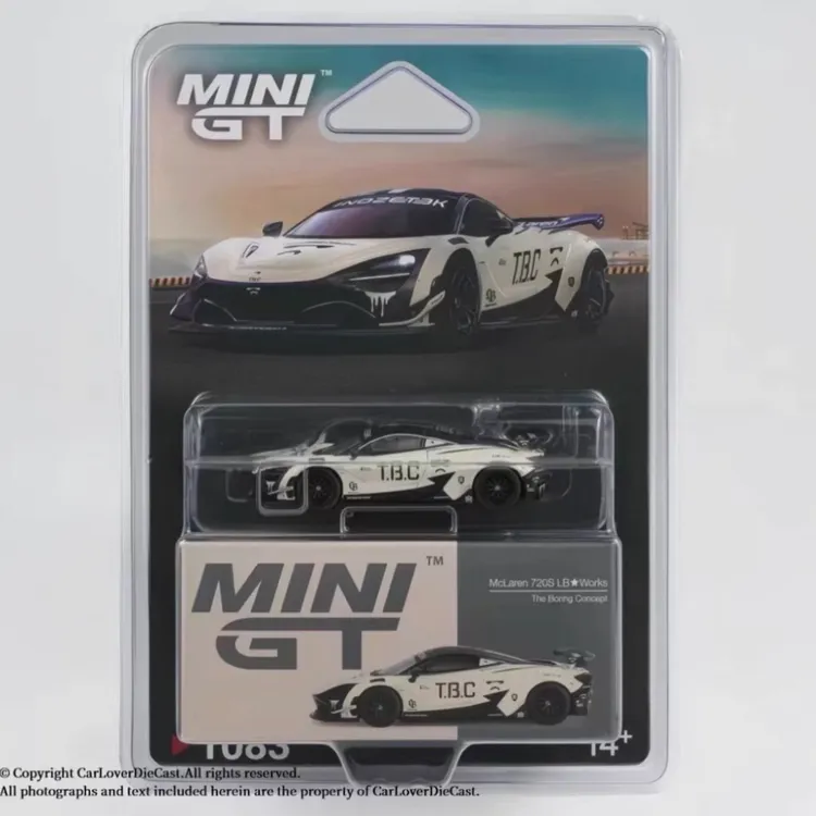 MINIGT1083 挂卡1:64迈凯伦720S合金汽车模型