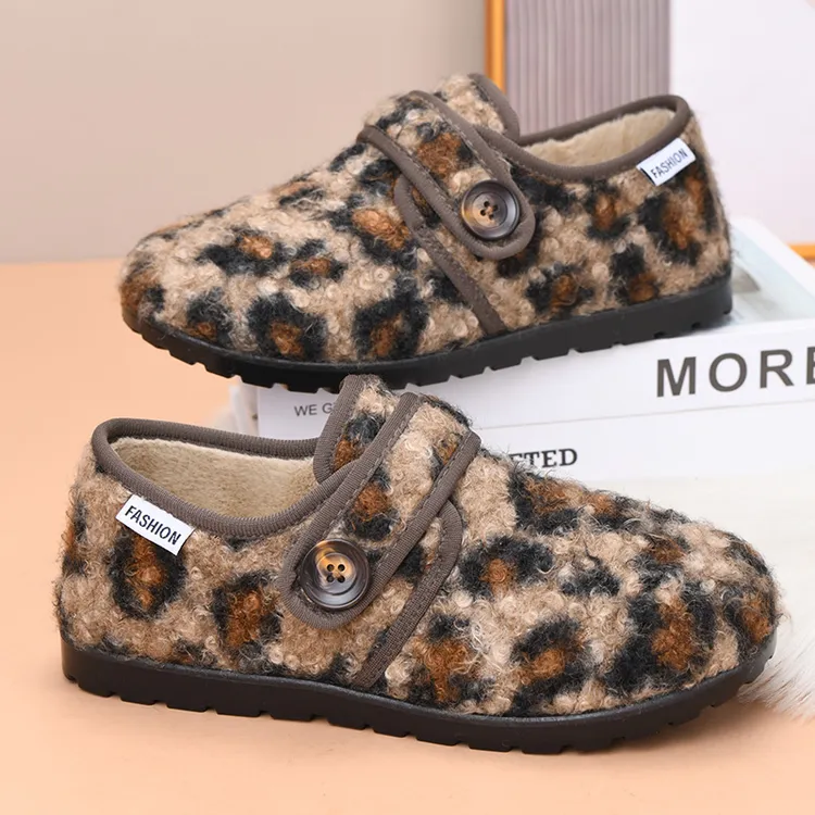 【毛茸茸博肯】秋冬爆款全包加绒韩版毛毛鞋温柔风玛丽珍女秋冬新款