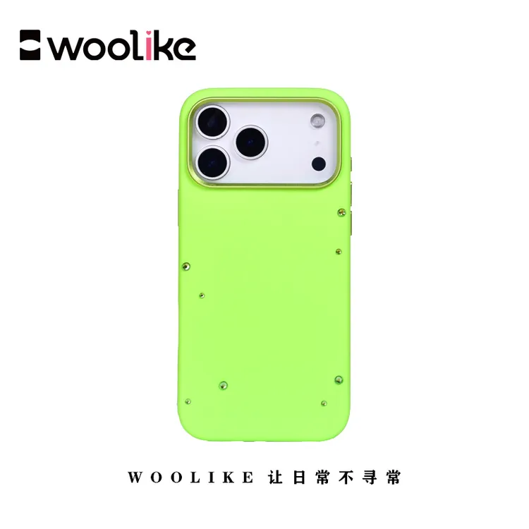 WOOLIKE新款液态适用于苹果17简约高级感iphone17promax手机壳