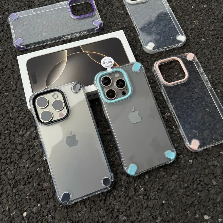 欧克里里透明加强版防摔壳苹果16promax手机壳15/14/13简约12/11