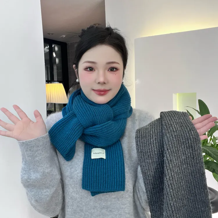 冬季新款ins围巾女冬季百搭情侣款男女同款围脖保暖韩版加厚保暖