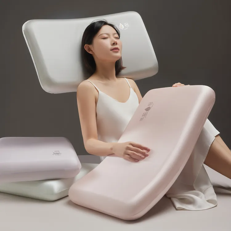 氧颜一号深睡眠记忆枕软支撑零压护颈锥神器家用成人单人透气枕芯