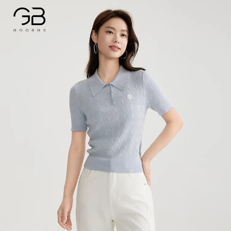 【谷邦L+】谷邦GOOBGS polo领针织衫 B5232187