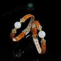 珠光宝气*-和田玉圆珠手表约12mm-多样性发一