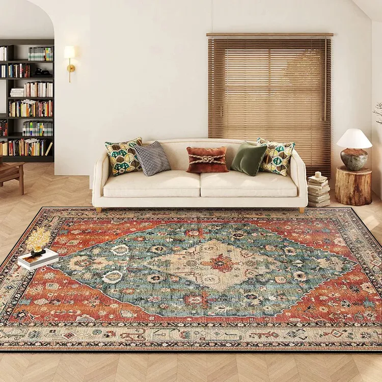 220【120*200】硅藻泥客厅地毯入户玄关垫高级感家用卧室床边地毯