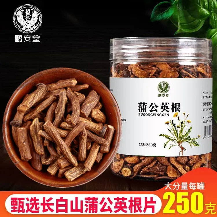 蒲公英根250克罐装 带根泡水泡茶喝长白山蒲公英根茶叶官方旗舰店