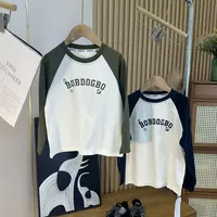 【巴*豆】WY-061  品牌撤柜 男童休闲长袖T恤韩版时尚百搭宽松