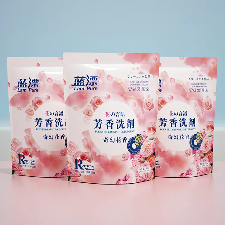 蓝漂洗衣液300g*3袋持久留香洗衣液深层去污旅行装洗护污渍