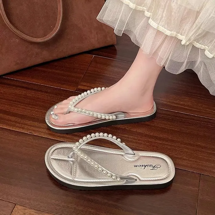 人字拖鞋女夏季外穿时尚2025新款平底夹脚趾网红凉拖鞋沙滩鞋凉鞋