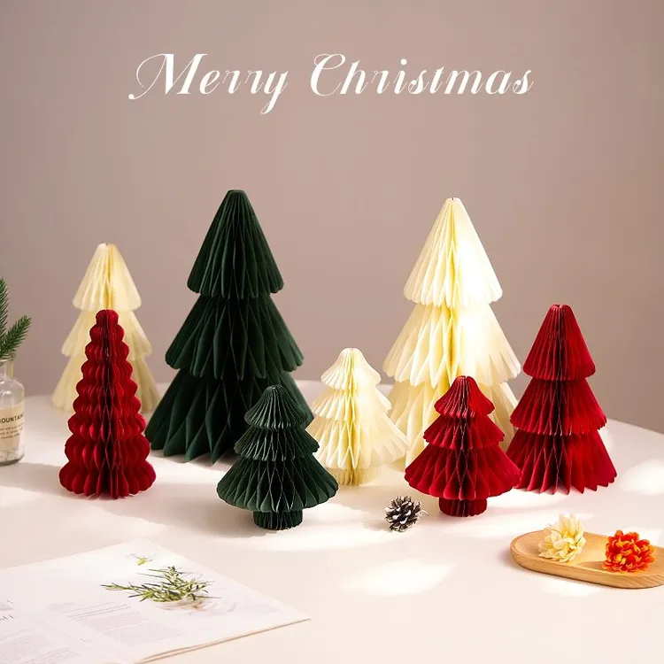 圣诞节装饰2025新款小型桌面圣诞树挂件场景氛围布置摆件节日装扮