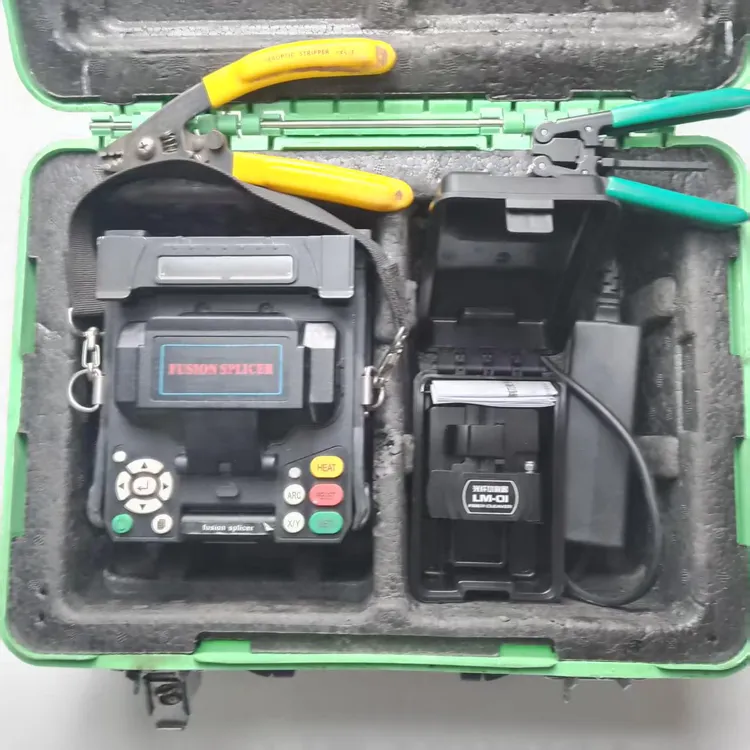 全自动光纤熔接机适用于皮线跳线裸纤干线熔接二手物品看好再拍