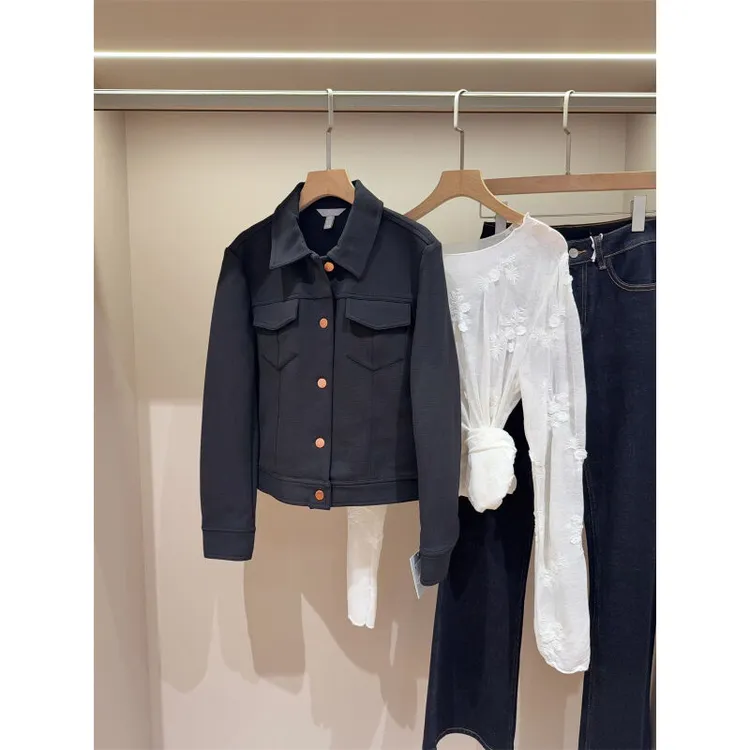 119美金 老美轻奢 短款利索夹克外套女