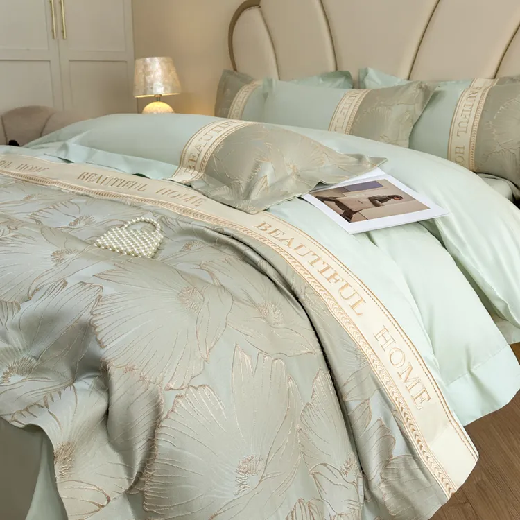 母婴级A类160支纯棉床上四件套全棉床单被套2025新款轻奢床上用品