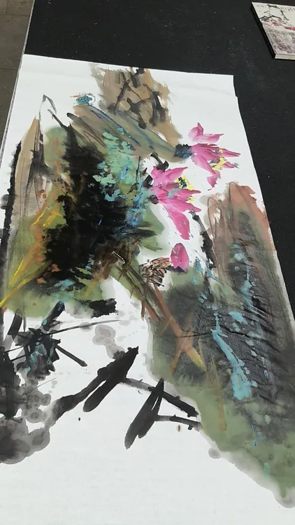 周玫写意四尺136×70