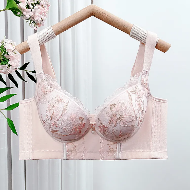 美容院同款调整型内衣女小胸聚拢加厚显大不空杯收副乳防下垂文胸