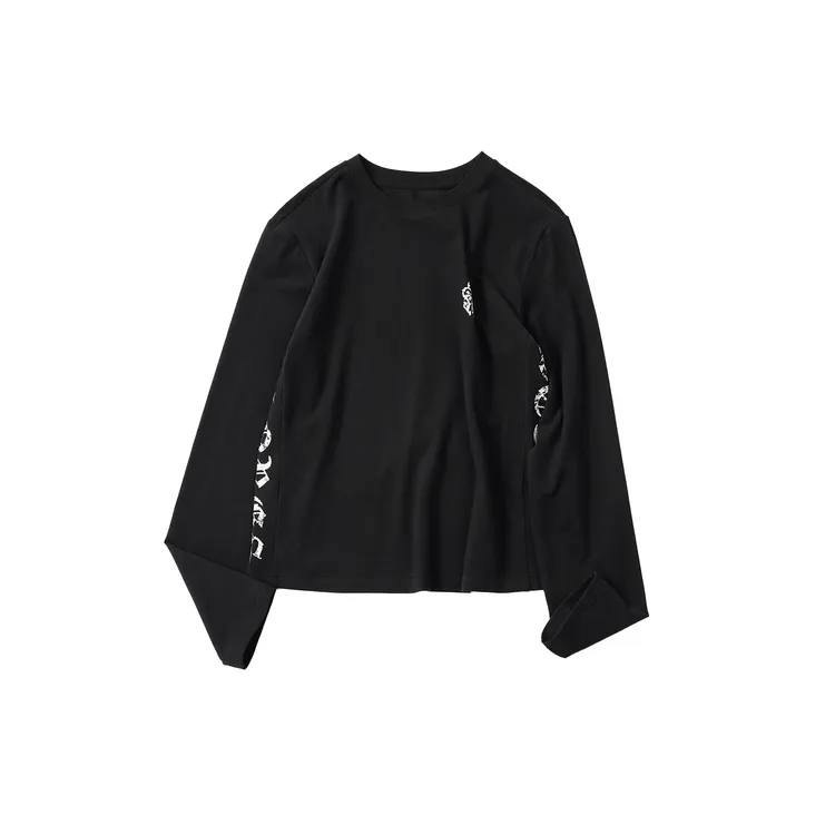 【圆领休闲字母长袖】CXCL59294时尚潮牌冬季新款显瘦百搭保暖T恤