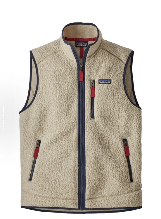 巴系秋冬复古纯色抓绒户外保暖马甲男抓绒马甲外套抓绒衣抓绒卫衣