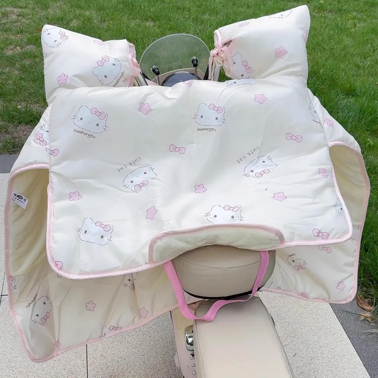 2025加厚冬季骑车挡风被高级牛奶绒加厚防雨保暖防寒防风被