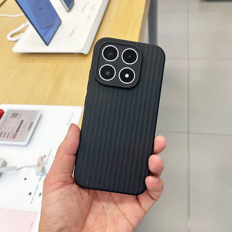 适用于小米17手机壳行李箱波纹软壳磨砂网红个性防摔保护套xiaomi