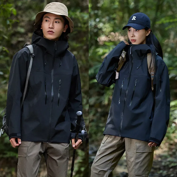 【顶配全溢胶】台州SV7代冲锋衣男女单层夹克防水登山外套通用