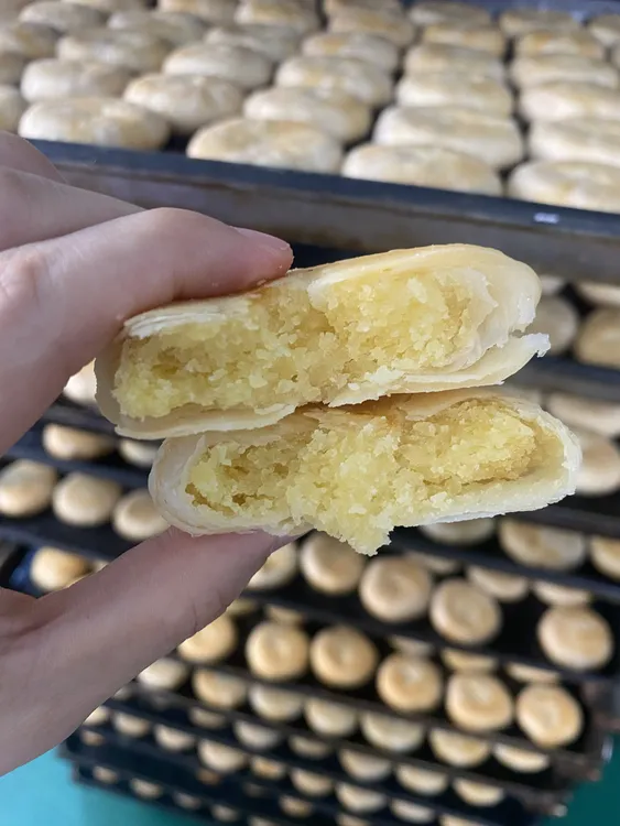 传统手工绿豆酥饼酥脆可口