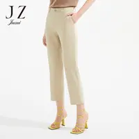 【丽公主专属】JUZUI/玖姿JWCX11131商场同款乔其绉休闲裤女装夏季