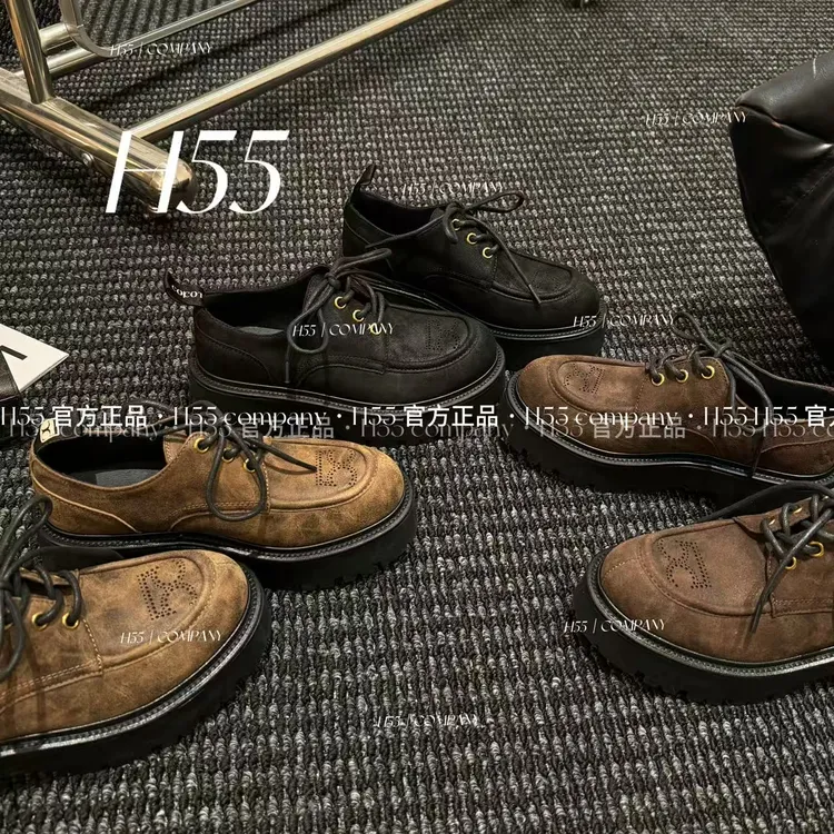 H55-爱丁堡夜话 中古乐福鞋 5.5cm70-2864-RD
