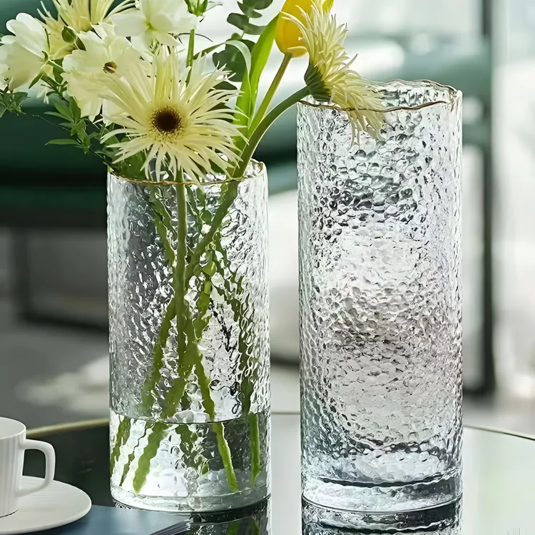 再亏50万件高档轻奢玻璃花瓶透明网红爆款大号富贵竹专用装饰摆件
