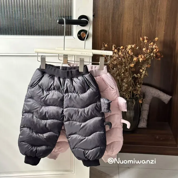 XZM-1862-儿童时尚洋气百搭卡通猫咪羽绒裤（冬款）