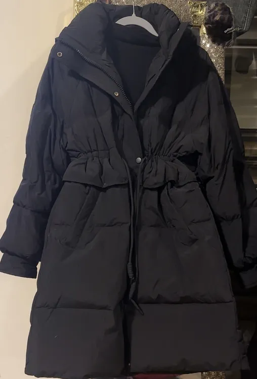 宽松型女中长款羽绒服短款女士加厚保暖女款冬季轻薄运动