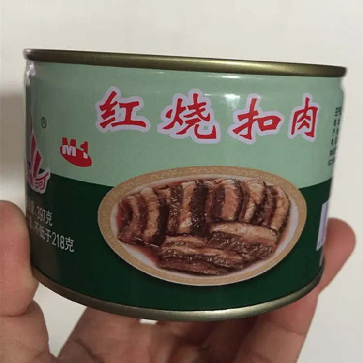 蚌埠特产 淮河牌红烧扣肉罐头五花肉加热即食卤味下饭菜397克包邮