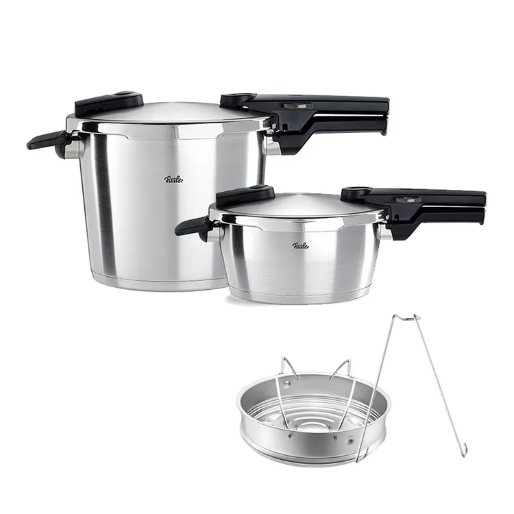Fissler/菲仕乐德国进口黑武士高压锅高速快锅原装进口防爆压力锅