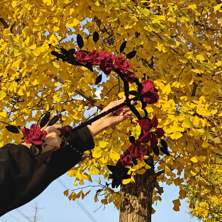 扭扭棒荆棘玫瑰手拿弓箭