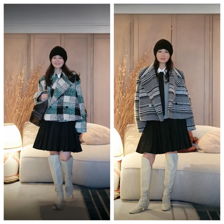 璇之恋·王璇 雪国深秋毛呢外套·王璇原创设计