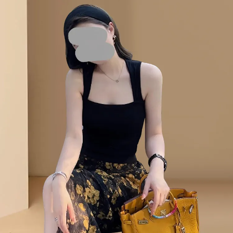 夏日绝美穿搭套装2025新款夏季搭配一整套高级感背心半身裙两件套