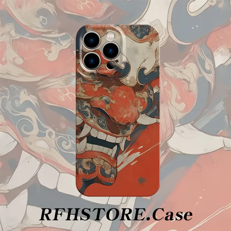 飞虎胜鬼面传说适用iPhone16/15菲林手机壳华为P70vivo小米13oppo
