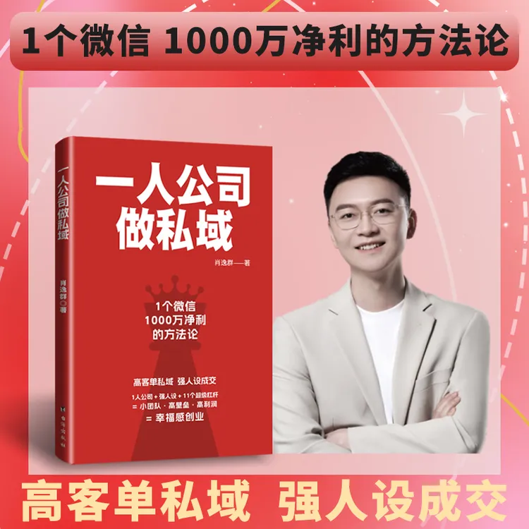 一人公司做私域个人创业肖厂长实战手册零成本运营指南小白可操作