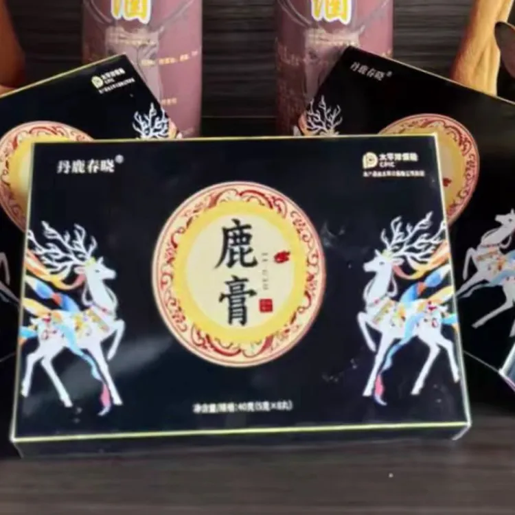 源头基地自有鹿场来自梅花鹿之乡的鹿膏，拍一发三。