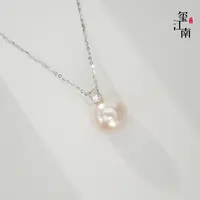 【高途】淡水珍珠吊坠S925银龙珠戴妃正圆微瑕项链11～12mm FD047