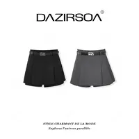 DAZIRSOA/达姿“通勤映画”时尚百搭复古洋气百褶短裙裤 AB527