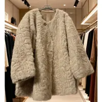 25865二色圆领暗扣立领千金风宽松型短外套设计师气质双面穿