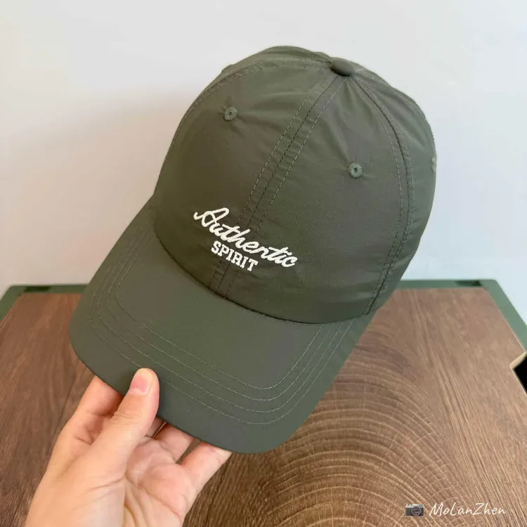 Authentic Spirit夏季速干轻薄棒球帽户外运动爬山遮阳防晒鸭舌帽