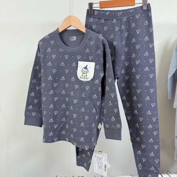 新款130到160舒绒儿童秋衣秋裤套装秋冬厚款中童内衣家居服套装