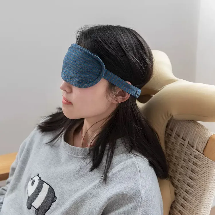 七初的布衣  良品天竺棉无印纯棉旅行睡眠遮光加厚眼罩