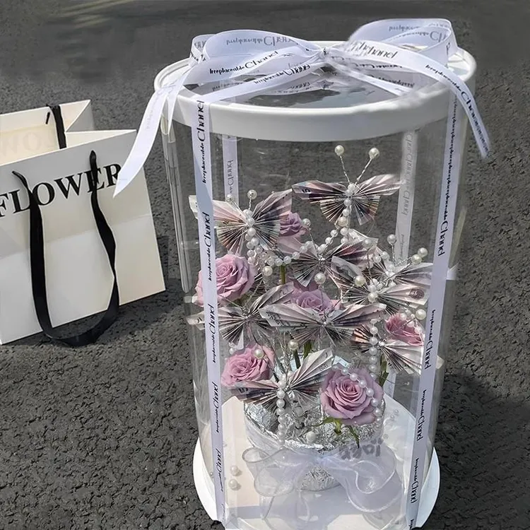 暴富蝴蝶有钱花创意diy手工材料七夕情人节送男生女朋友生日礼物