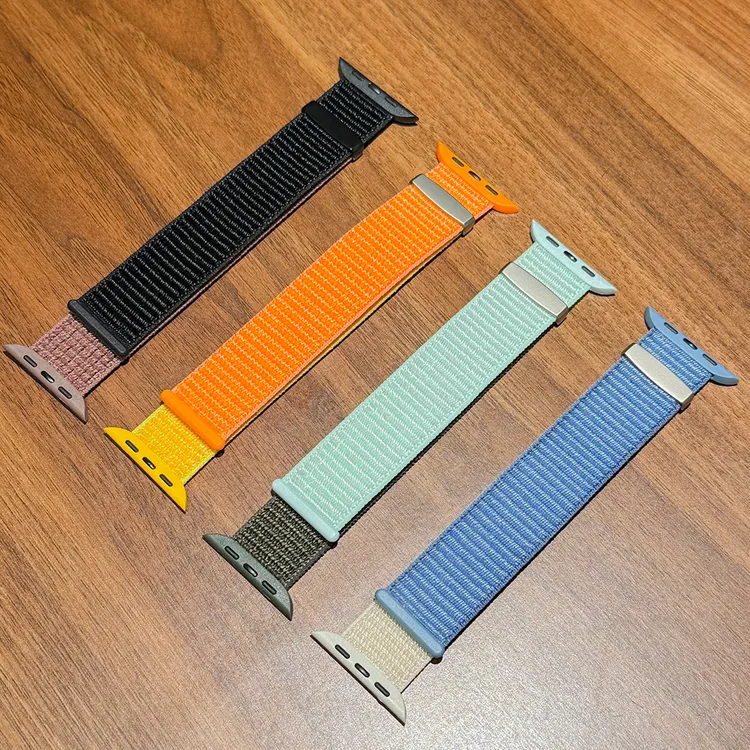 适用Applewatch尼龙编织表带iwatchs11表带ultra2代通用se/9/8/10